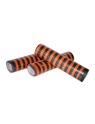 3 rollen serpentines zwart oranje