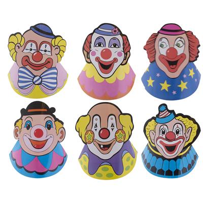 7 partyhoedjes clown