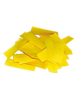 Confetti traagdalend 1kg geel