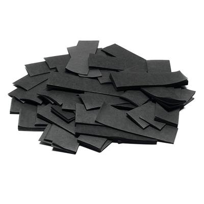 Confetti traagdalend 1kg zwart