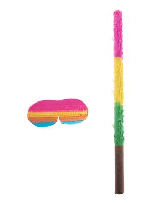 Pinata stok 54 cm en masker