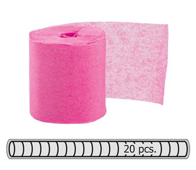 Streamer 20 rollen 5m lang en 2 cm breed roze