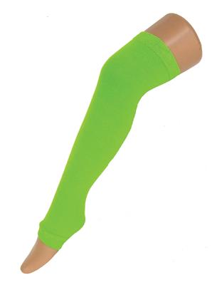 Beenwarmers fluo groen 60 cm