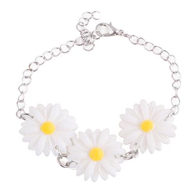 Armband met bloemen