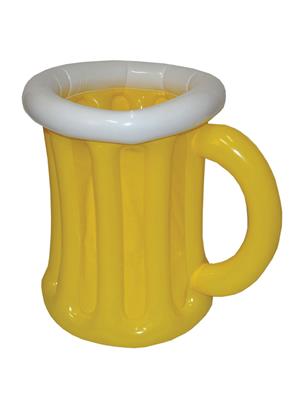 Opblaasbaar bierglas 63 cm