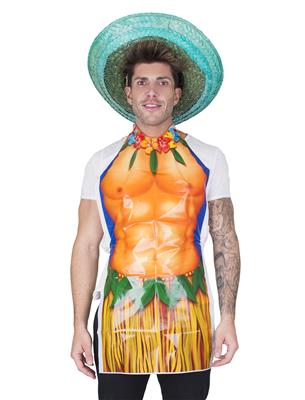 Schort luau man 90 cm