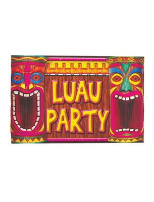 Wanddecoratie luau party 48 x 122 cm