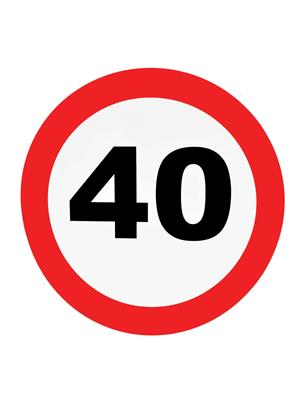 Wanddecoratie traffic 40 jaar