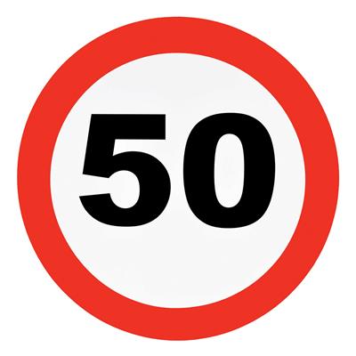 Wanddecoratie traffic 50 jaar