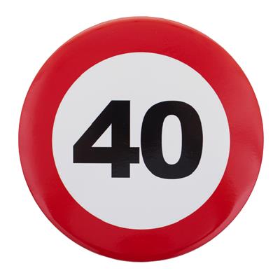 Badge traffic 40 jaar