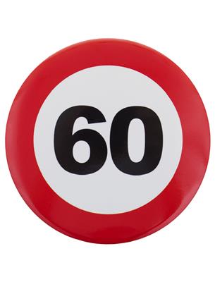 Badge traffic 60 jaar