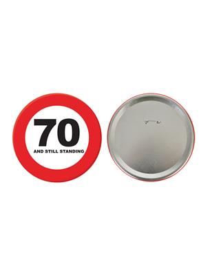 Badge traffic 70 jaar