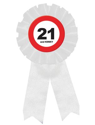 Badge rozet traffic 21 jaar