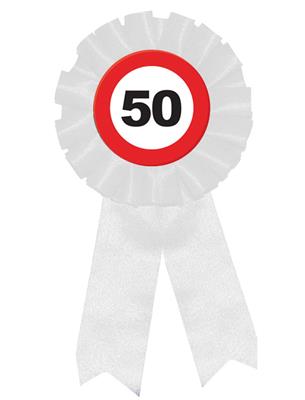 Badge rozet traffic 50 jaar