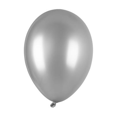 100 ballonnen 10,5" metallic zilver