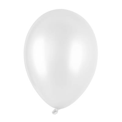 100 ballonnen 10,5" metallic wit