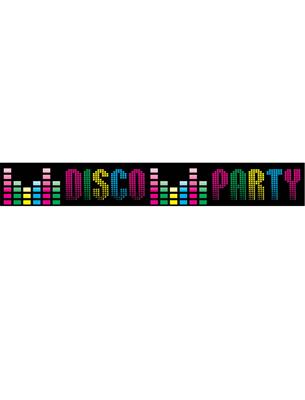 Banner disco party