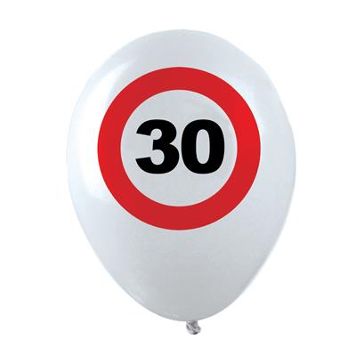 12 Ballonnen 12" traffic 30 jaar