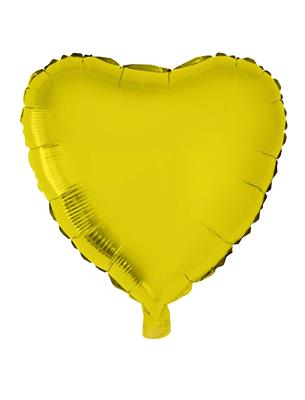 Folieballon 20,5x18" hart goud