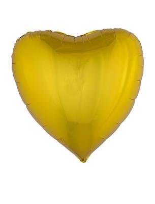 Folieballon 31,7x30" hart goud