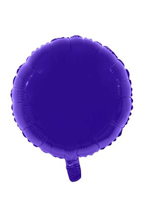 Folieballon 18" rond paars