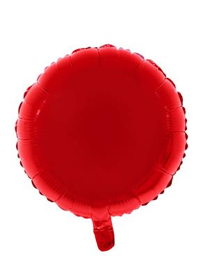 Folieballon 18" rond rood