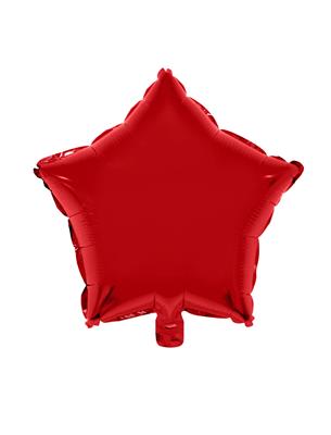 Folieballon 18" ster rood