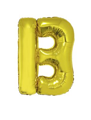 Folieballon 40" letter B goud