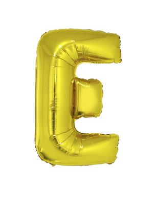 Folieballon 40" letter E goud