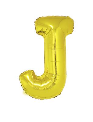 Folieballon 40" letter J goud