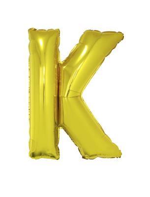 Folieballon 40" letter K goud