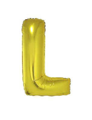 Folieballon 40" letter L goud