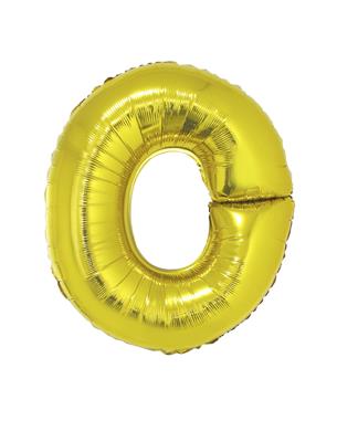 Folieballon 40" letter O goud