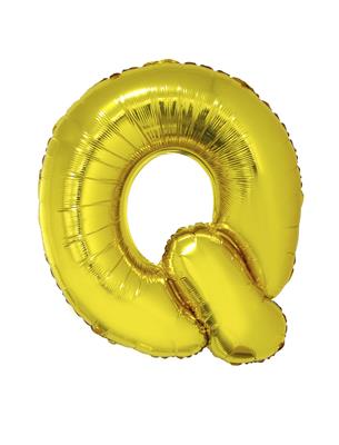 Folieballon 40" letter Q goud