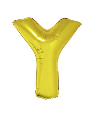 Folieballon 40" letter Y goud