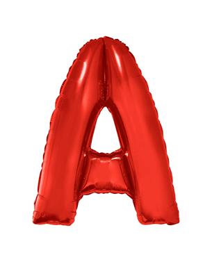 Folieballon 40" letter A rood