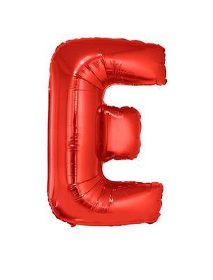 Folieballon 40" letter E rood