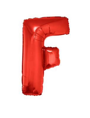 Folieballon 40" letter F rood