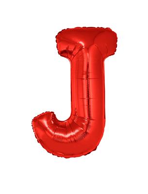 Folieballon 40" letter J rood