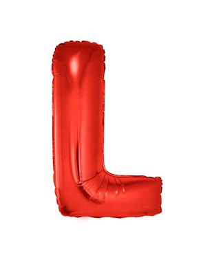 Folieballon 40" letter L rood