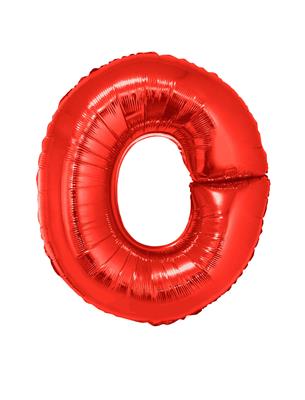 Folieballon 40" letter O rood