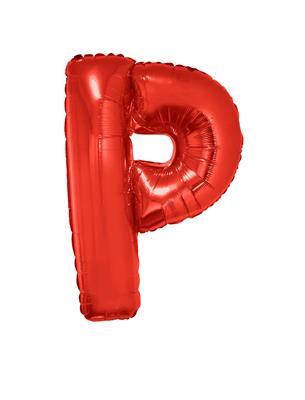 Folieballon 40" letter P rood