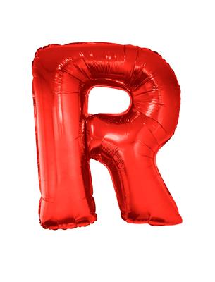 Folieballon 40" letter r rood