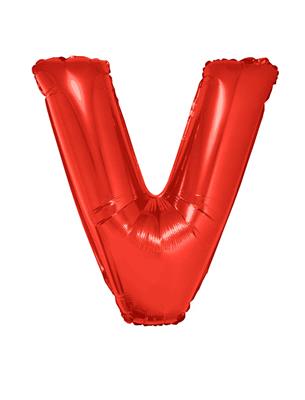 Folieballon 40" letter V rood