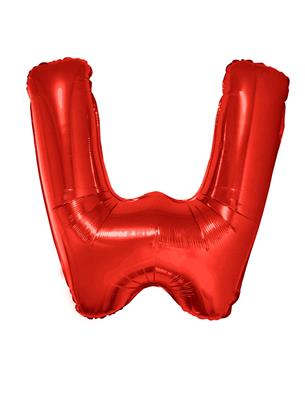 Folieballon 40" letter W rood