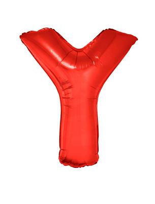 Folieballon 40" letter Y rood