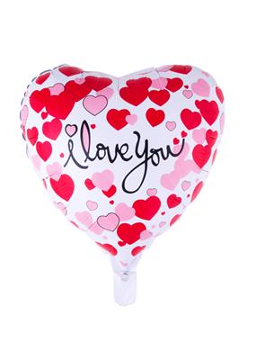 Folieballon 18" hart i love you