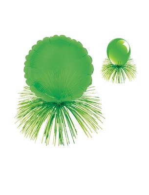 6 ballonhouders met voet groen 22 cm