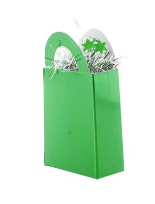 Ballongewicht geschenktasje groen