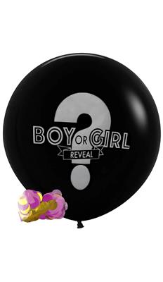 36" ballon Girl reveal